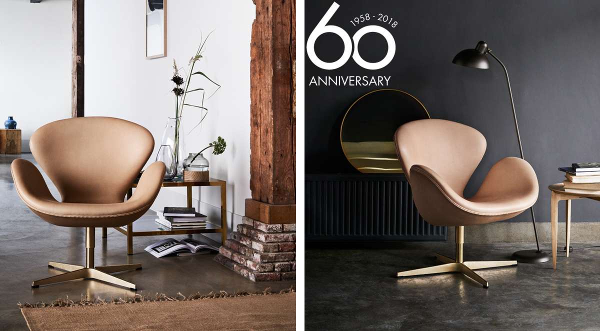 Fritz Hansen Swan Chair Anniversary Limited Edition Arne Jacobsen