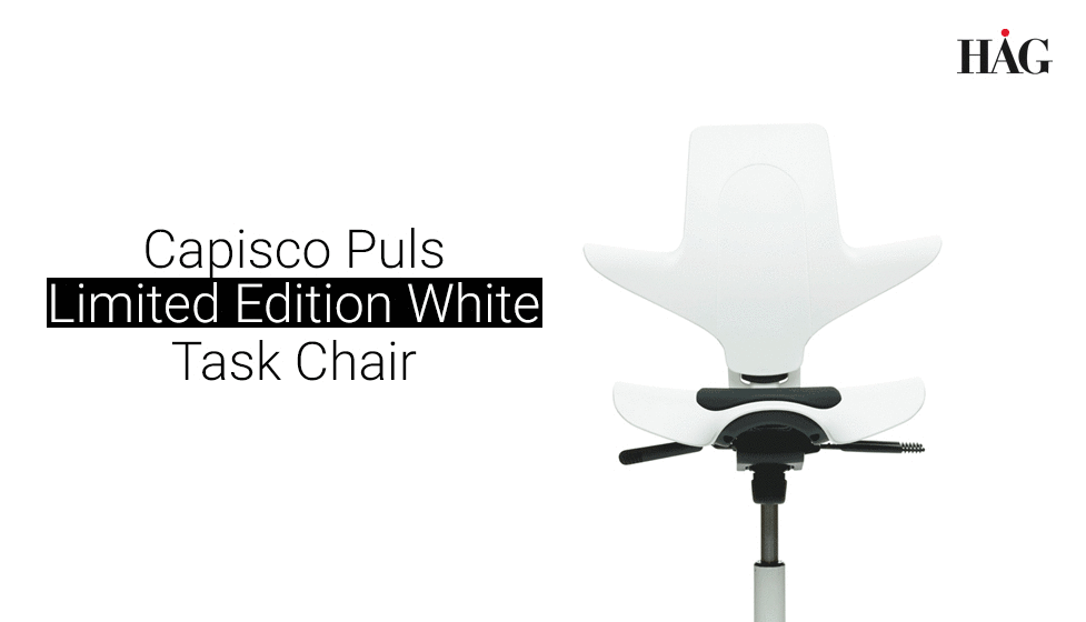 HÅG Capisco Puls Limited Edition White Task Chair