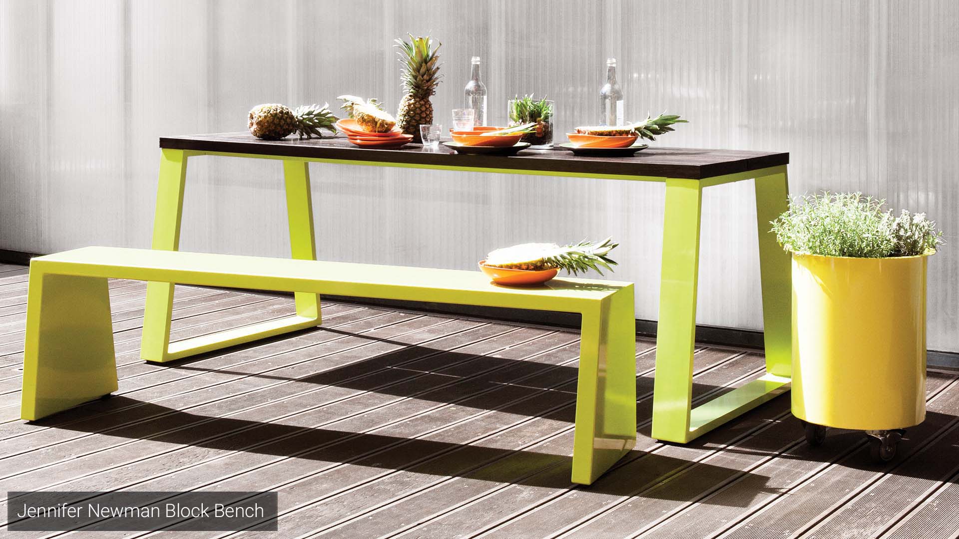 Jennifer Newman Block Bench